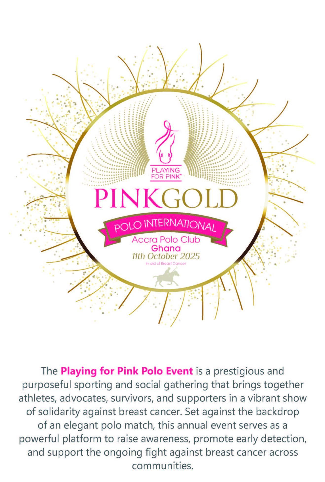 Playing for Pink Polo Event