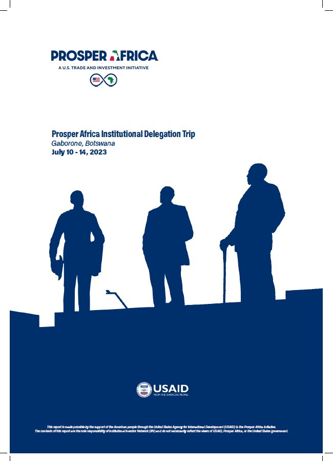 Prosper Africa Delegation Trip to Botswana Program Book